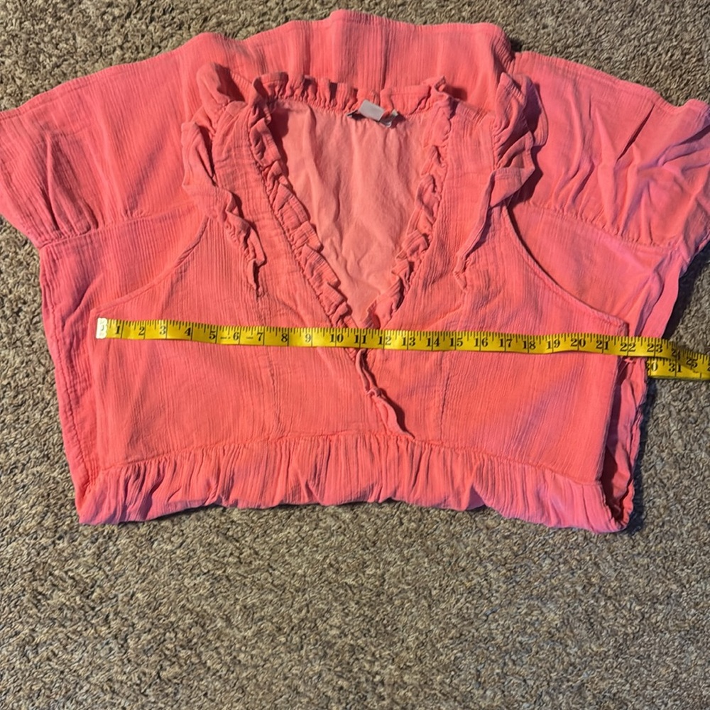 Vineyard Vines Pink Ruffle Midi Dress - Picture 8 of 8